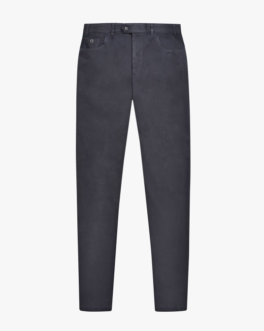 Pantalon chino grande taille bleu marine