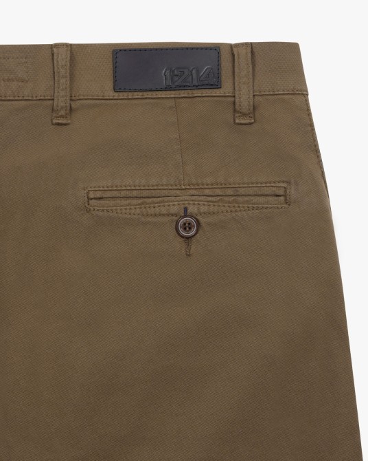 Pantalon chino noisette pour homme grand