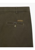 Pantalon chino twill grande taille vert kaki