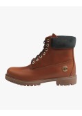 Bottines 6 inch Premium en cuir grande taille cognac