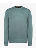 Pull coton cachemire grande taille vert