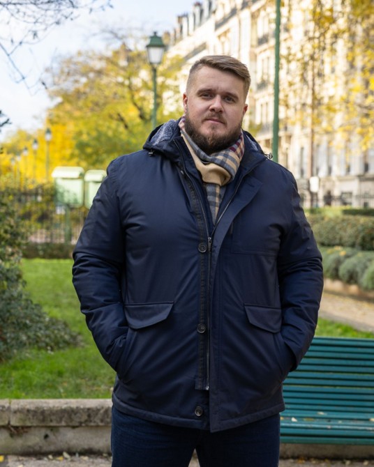 Parka Rainseries grande taille bleu marine