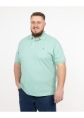 Polo piqué grande taille vert