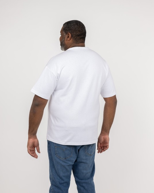 T-shirt grande taille blanc