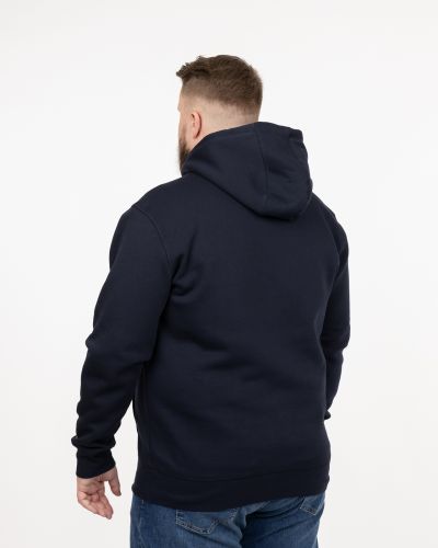 Sweat à capuche grande taille bleu marine