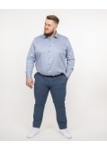 Pantalon chino avec ceinture grande taille bleu