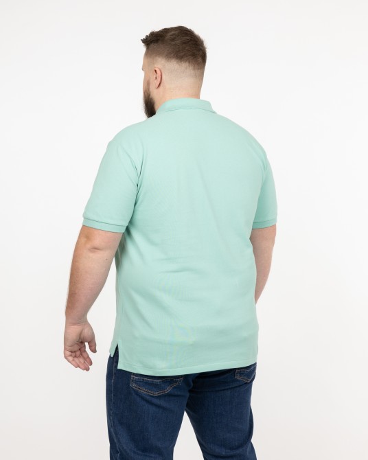 Polo piqué grande taille vert