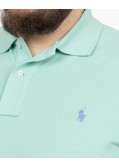 Polo piqué grande taille vert