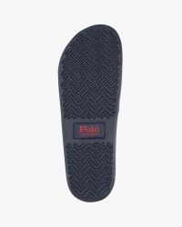 Claquette Polo Slide grande taille bleu marine