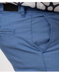 Short chino grande taille bleu ciel