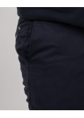 Pantalon chino grande taille bleu marine