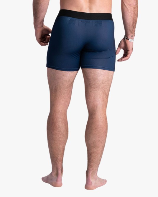 Boxer grande taille bleu marine