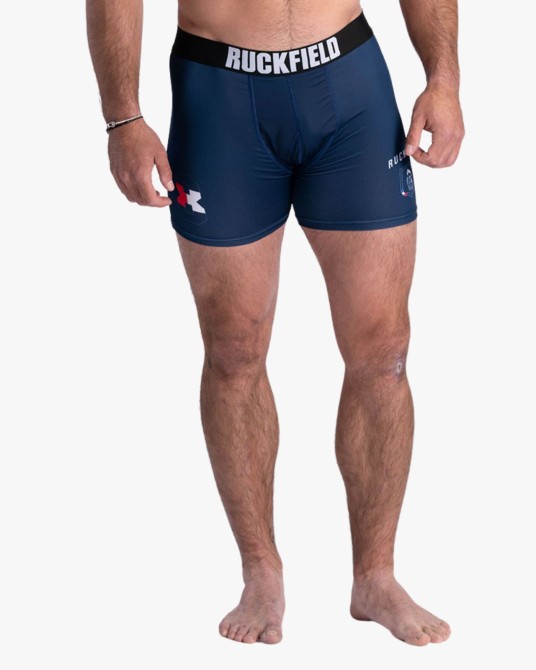 Boxer grande taille bleu marine