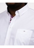 Chemise oxford grande taille blanc