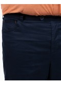 Pantalon chino twill grande taille bleu marine