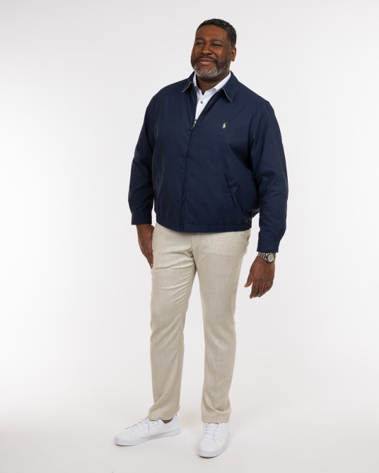 Veste bi-swing grande taille bleu marine