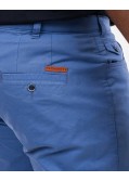 Pantalon chino twill grande taille bleu