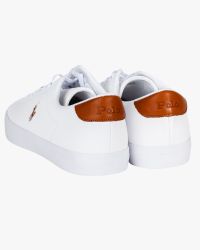 Sneaker Longwood grande taille en cuir blanc