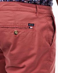 Short chino grande taille rouge