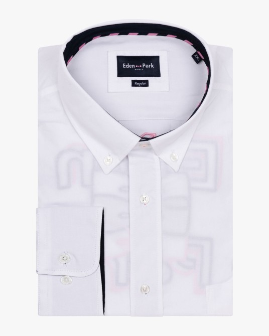 Chemise oxford grande taille blanc