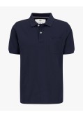 Polo Supima pour homme grand marine