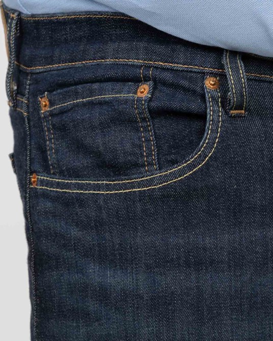 Jean 502 tapered grande taille bleu foncé