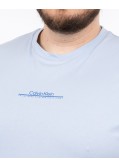 T-shirt avec dos graphique grande taille bleu ciel