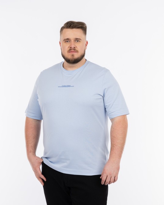 T-shirt avec dos graphique grande taille bleu ciel