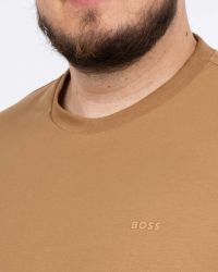 T-shirt uni grande taille beige