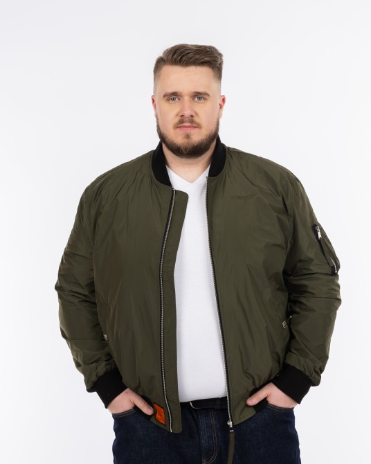 Bombers MA1 grande taille vert kaki