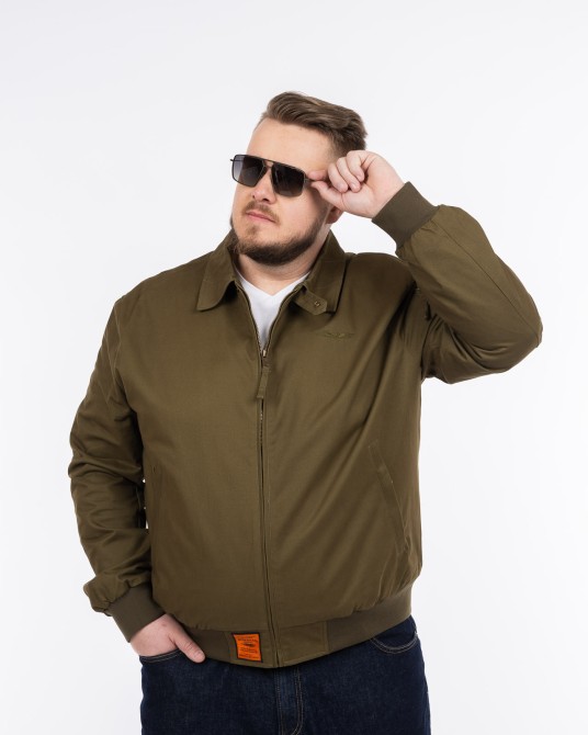 Blouson Humming grande taille vert kaki