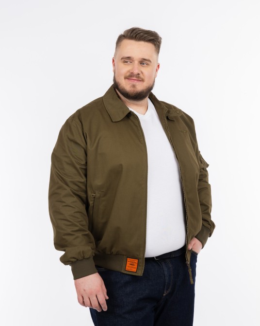 Blouson Humming grande taille vert kaki