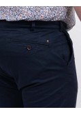 Pantalon chino grande taille bleu indigo