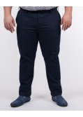 Pantalon chino grande taille bleu indigo