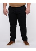 Pantalon chino super stretch grande taille noir