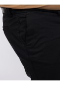 Pantalon chino super stretch grande taille noir