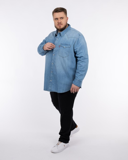 Chemise en jean homme levi's grande taille sale