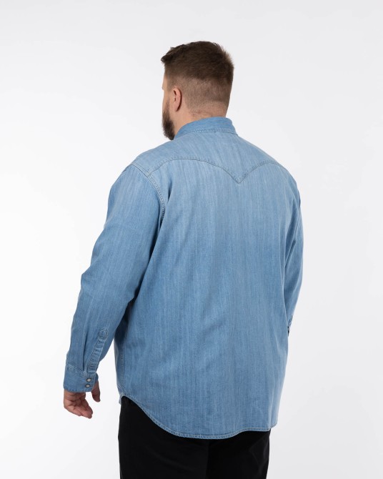 Chemise en jean homme levi's grande taille sale