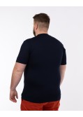 Tee shirt grande taille bleu marine