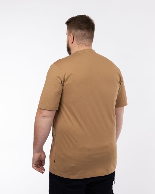 T-shirt grande taille beige