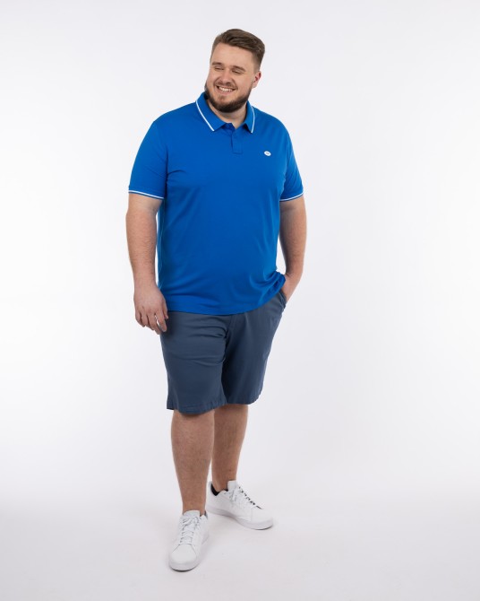 Short grande taille bleu marine