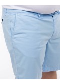 Short chino grande taille bleu ciel