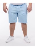 Short chino grande taille bleu ciel