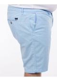 Short chino grande taille bleu ciel