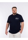 Tee shirt jersey grande taille bleu marine