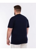 Tee shirt jersey grande taille bleu marine