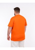 Tee shirt jersey grande taille orange