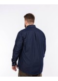 Chemise manches extra-longues 72 cm bleu indigo