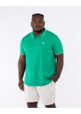 Polo jersey grande taille vert