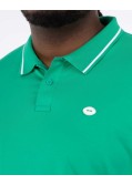 Polo jersey grande taille vert